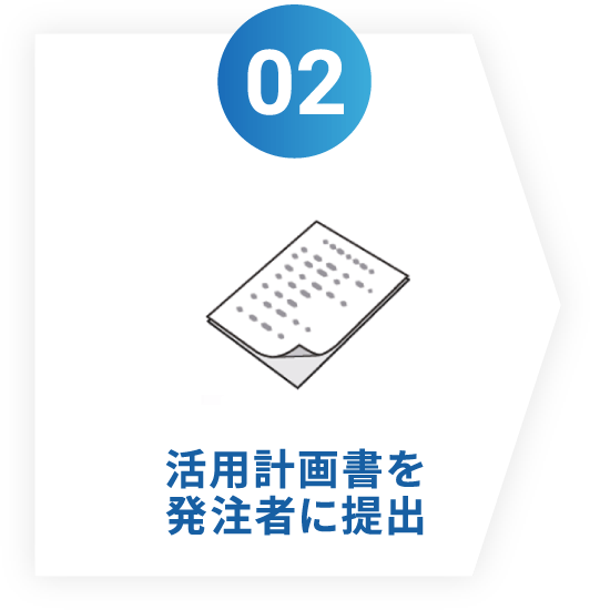 02 活用計画書を発注者に提出
